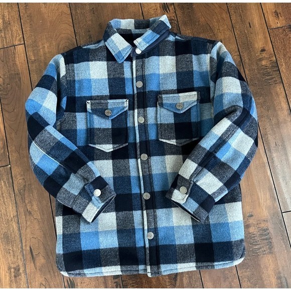 Gap Teen Flannel Jacket Large - Picture 2 of 10